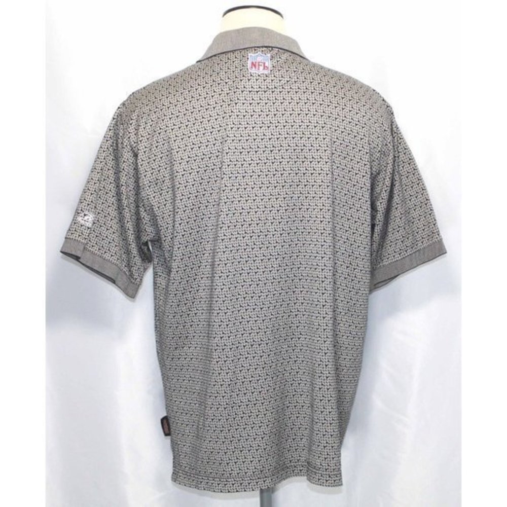 Vintage Reebok Minnesota Vikings NFL Football Cotton Polo Shirt Mens Size XL - Picture 3 of 5